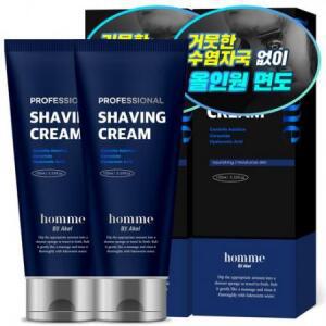 아케이 옴므 프로페셔널 후레쉬 쉐이빙 면도크림 2개, 105ml one option