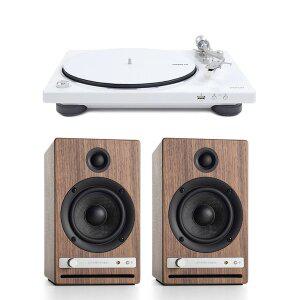 데논 DP-450USB 턴테이블 + 오디오엔진 HD4 스피커 오디오