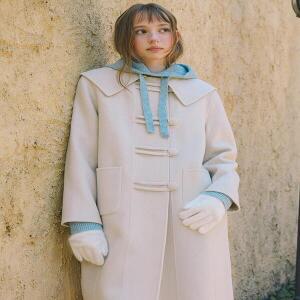 올리브데올리브 세일러 카라 울 핸드메이드 코트 OW4WHA520