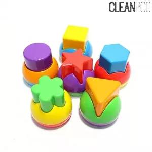 모양짝맞추기 쌓기블록 도형끼우기