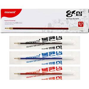 낱개 153리필 리필심 볼펜 모나미 영심 리필 O