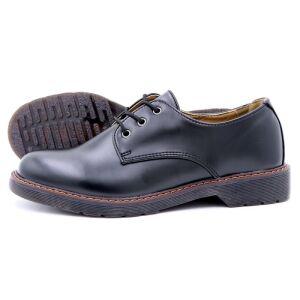 루마 남성용 키높이 5cm 베이직 더비 블랙