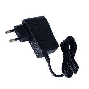 12V1.5A 벽걸이 어댑터 가습기 공유기 CCTV 다용도 아답터 기억자 꺽임형 플러그 5.5mmX2.1mm 블랙 2.6M