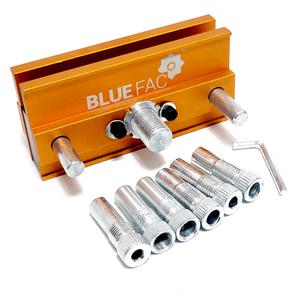 블루팩 센터 드릴링 지그 BSH-DH5 목공 가구 인테리어 클램프 바이스