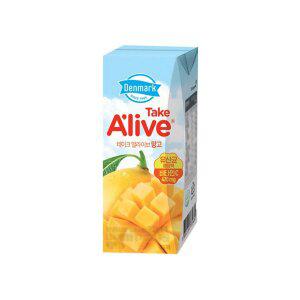 덴마크 테이크 얼라이브 망고 팩음료 200ml x 7개