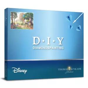 디즈니 토마스 킨케이드 곰돌이 푸 보석십자수 캔버스 40x50cm DT5015