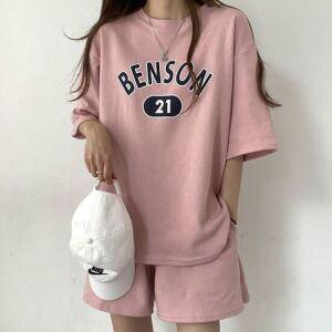 여성 여름 반팔 반바지 트레이닝 상하 셋업 세트