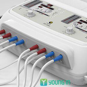 [종로의료기]영인바이오텍 국내생산 2인용 저주파자극기 IN-2200 간섭파형 병원용 간섭파치료기