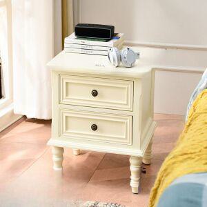 침대옆 협탁 소형 침대 테이블 침대옆선반 낮은 원목 간이 소나무 쇼파 사이드 서랍 모던