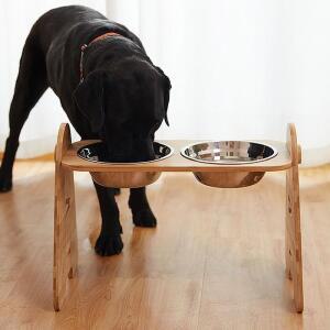 [HYIJMXR9_4B]반려동물 중형견식기 스텐 중대형견 개밥그릇