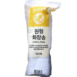 원형화장솜 100매 x 3개 74516