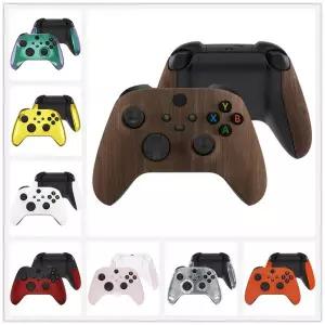 EXtremeRate 커스텀 교체 쉘 Xbox 시리즈 S / X 컨트롤러용 핸들 및 사이드 레일 패널 페이스플레이트 커버