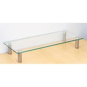 강화유리 선반 높이조절 모니터 거치대 중 데스크소품 받침대