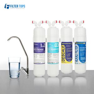 멀티 언더싱크정수기 DIY 석회제거+알칼리수 싱크대자가설치 FTN-2600 나노양전하막 노로바이