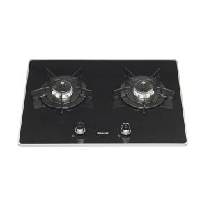 [롯데백화점]린나이 린나이 2구 빌트인 가스쿡탑 블랙펄 RBR-P2501D[케이스미포함]