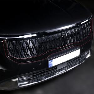 카니발 KA4 페이스리프트 튜닝 블랙 몰딩 그릴 가니쉬 커버