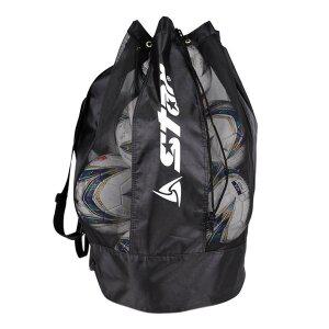 [스타] 공 볼 10개입 보관 휴대용 가방 메쉬 블랙 ST610-03