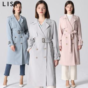 [리스트(LIST)] 레이디 소프트 벨티드 트렌치코트