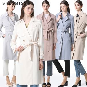 [쉬즈미스(SHESMISS)] 클래식 벨티드 트렌치코트