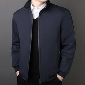 남성 융기모 점퍼 출퇴근 작업용 항공 잠바 솔리드 퀼팅 집업 자켓 SFQJOU 551