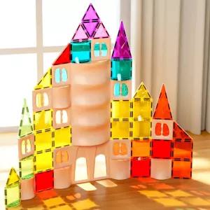 빛반사 썬캐쳐타일 컬러자석블록장난감 블록건물만들기장난감 64pcs