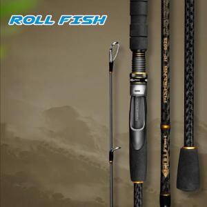 ROLLFISH 보트 카본 지그 낚싯대 스피닝 루어 바닷물 2 섹션 WT127-141g