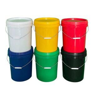 봉마켓 다용도 빠대 플라스틱 바스켓 산업용 (뚜껑 도색통 25L 20리터 페인트통 1L 원형