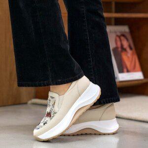 [제이시]제이시 5cm 가죽 슬립온운동화 여자 키높이신발 K237