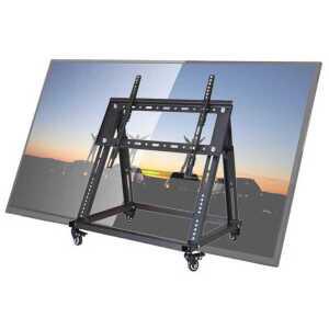 TV 브라켓 75인치 이동형 삼각대 다리 바닥형 거치 1. 333형 표준 버전(32-55인치)