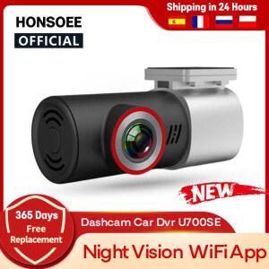 룸미러 블랙박스 Sameuo U700SE 대시 Dvr 자동차 카메라 비디오 레코더 블랙 박스 Dashcam 자동 WiFi 야간 투시경 센서 루프 녹화