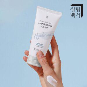 살림백서 히알루론산 수분크림 100ml 세라마이드 저자극 수딩크림 수분젤 진정 보습 촉촉한