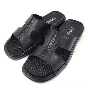시흥수제화 국산 소가죽 푹신한 쿠션 미끄럼방지 발편한 남자 사무실 회사 남성 슬리퍼
