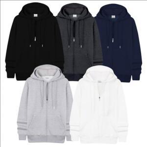 집업 기모 남녀공용 격식있는스타일 빅사이즈 케이탑 후드 국산순면