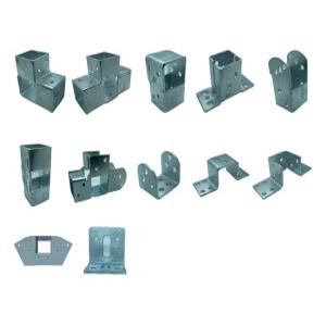 각파이프 사각파이프 조인트 25mm 30mm 40mm 50mm 브라켓 연결부속