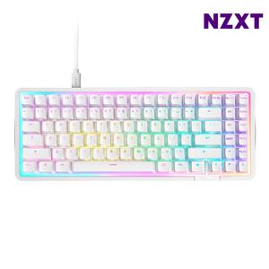 NZXT FUNCTION ELITE MINI TKL 화이트 게이밍 키보드 텐키리스키보드 펑션엘리트미니