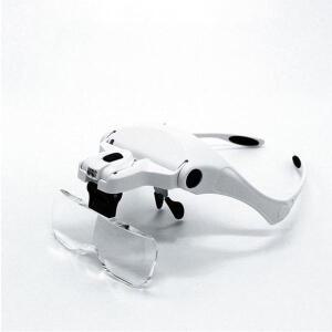 [셀러허브]LED 조명 확대경 돋보기 안경 정밀 작업용 안경 (S8449916)