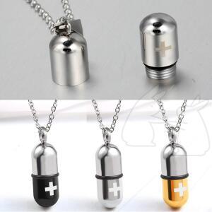 썬코 캡슐 비상약 보관 기저질환 협심증약 알약 목걸이