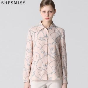 [쉬즈미스] 체인 패턴 블라우스