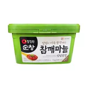 청정원 참깨마늘양념 쌈장 1kg
