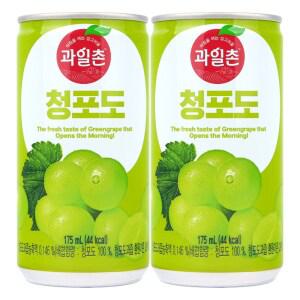 해태 과일촌 청포도 드링크 175ml 90캔