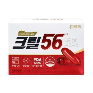 펄세스 크릴 크릴56 1000mg X 30캡슐