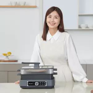 [마이어] 3 in 1 멀티쿠커 (전골팬+그릴팬+찜기) GP-001