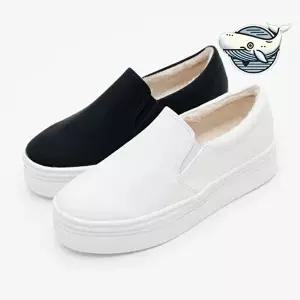 겨울 여성용 털슬립온 편안한 모카신-WFH7V2E