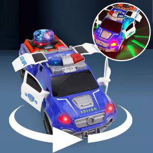 360 라이트업 폴리스카 자동차 경찰차 사운드 불빛 LED 선물