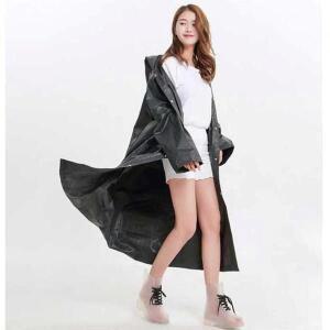 [셀러허브]남자 여자 데일리뽀송뽀송 코트형 똑딱이 패션 후드 우의 (S31557245)