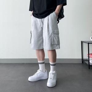 [모노폴로지]버뮤다카고팬츠 남자밴딩반바지 카고반바지