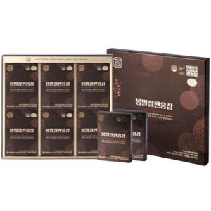 한삼인 봉밀절편홍삼 6년근 건강 간식 선물 추천 6입 BNS