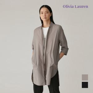 [올리비아로렌] 7부 소매 스탠에리 자켓_VOBFUXM4211