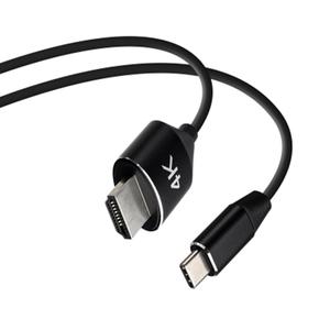 긴 CtoHDMI변환케이블 롱 C타입모니터선 변경 슬림후드 5m