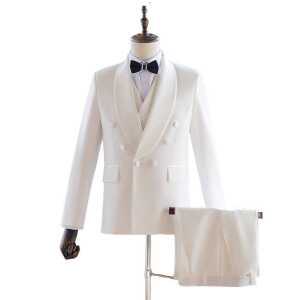 남성 화이트 연미복 정장 턱시도 결혼식 웨딩 파티 격식